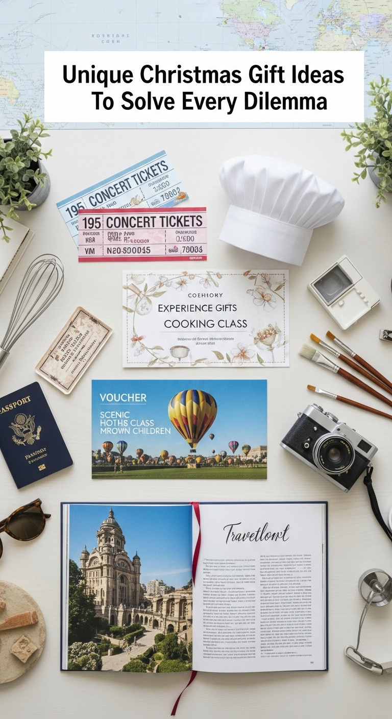 Experience gifts for grown children, travel, adventure, cooking, concerts, hot air balloon, lifestyle, Pinterest, Christmas, holidays, memory making