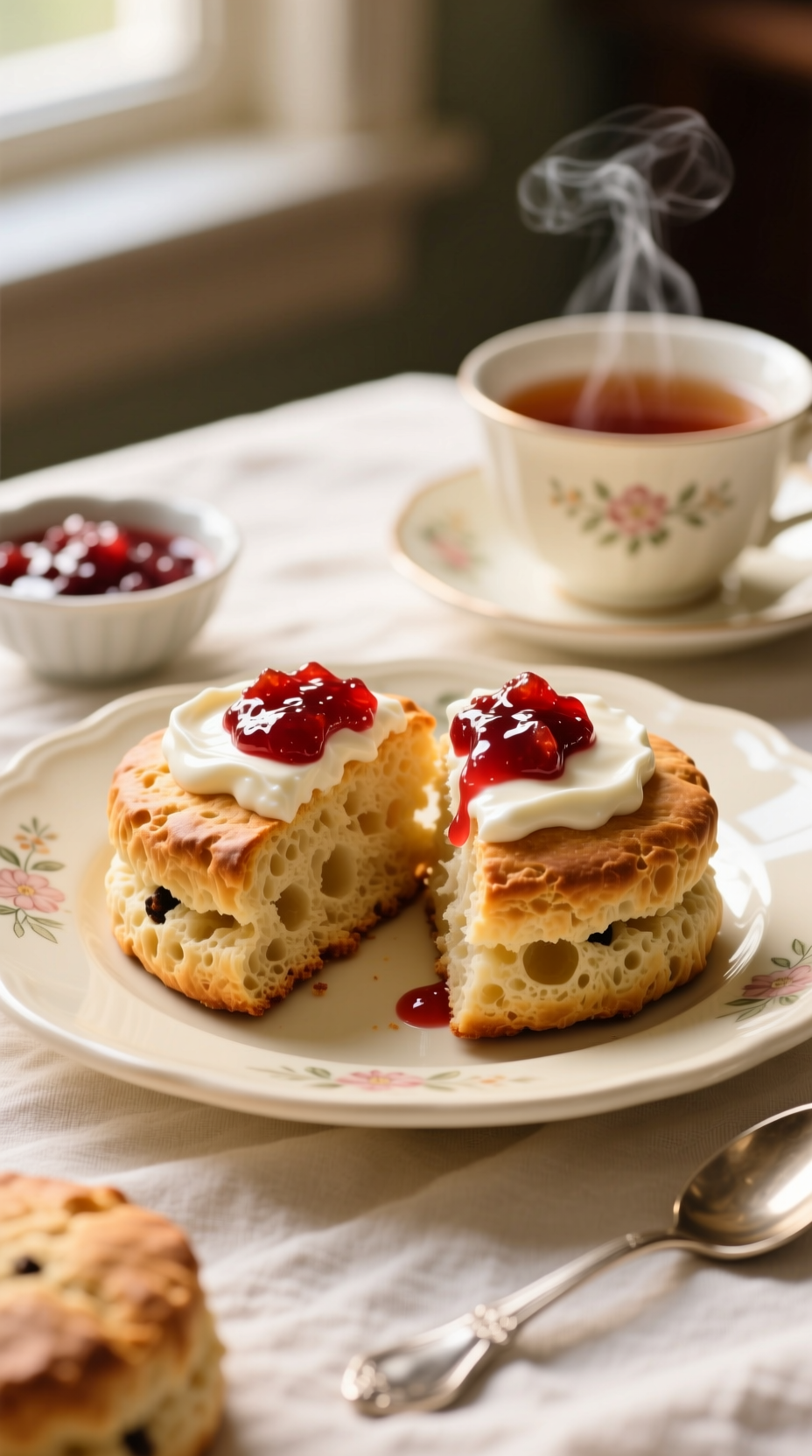Gourmet grilled cheese with brie and a dramatic cheese pull, featuring a layer of Christmas jam on crispy buttery bread.