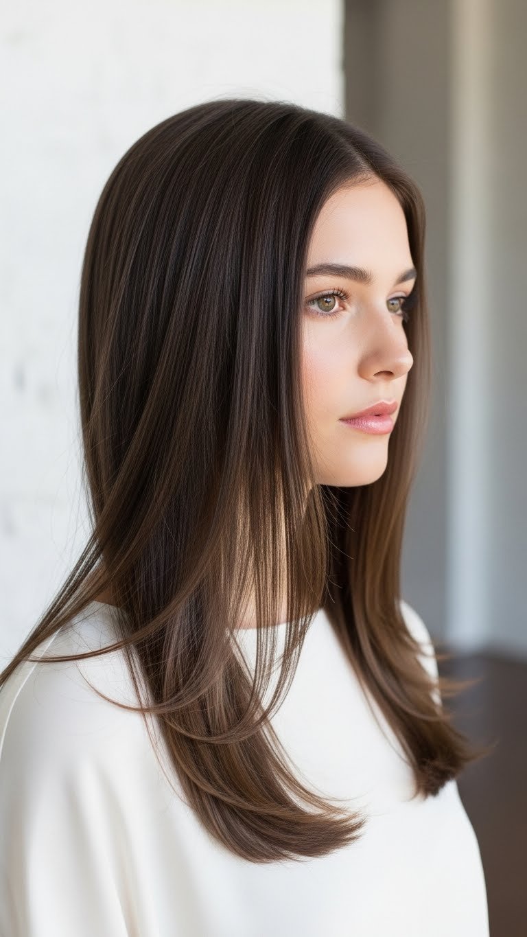Air Cut technique showcasing weightless movement and volume boost on straight hair with natural flow